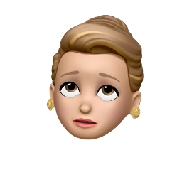 Ariana glancing upward with a playful eye roll